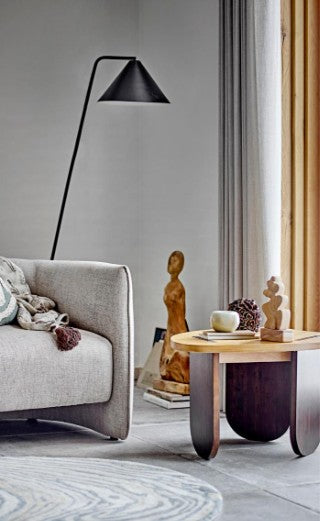 Lampadaire de sol design noir