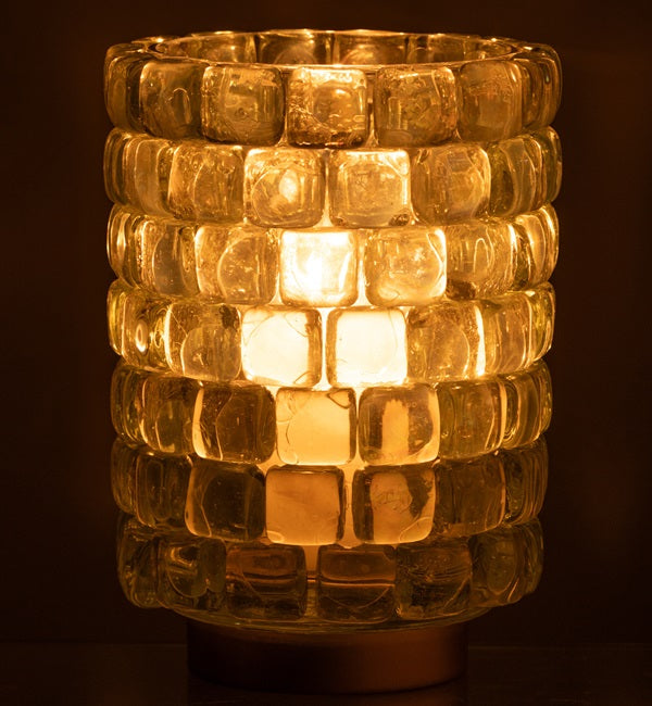 Photophore cylindriques avec des mosaïques transparentes, petit modèle.