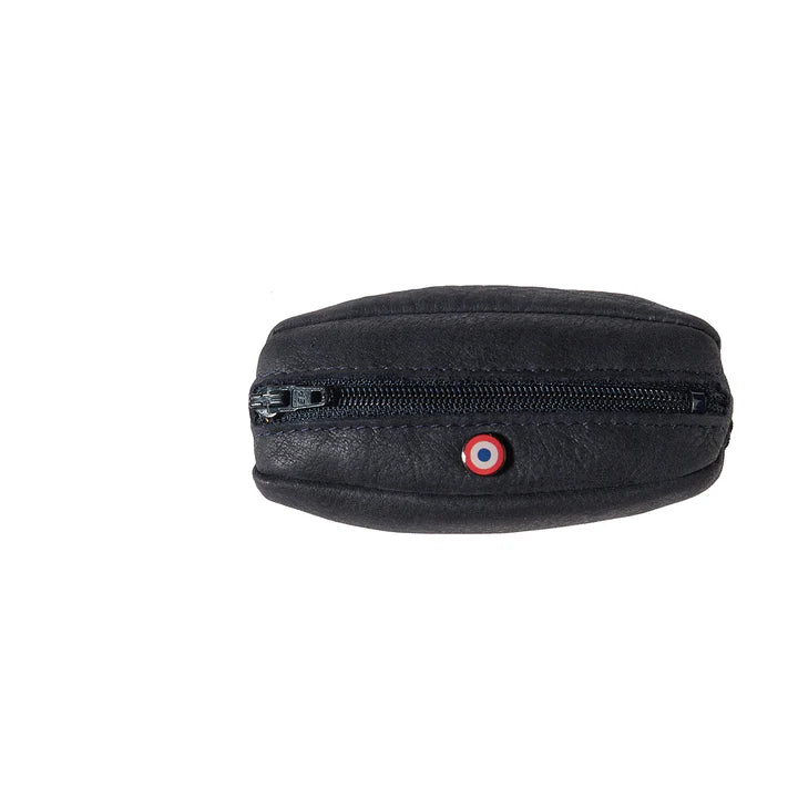 Porte monnaie porte clé Charles cuir véritable - Larmorie