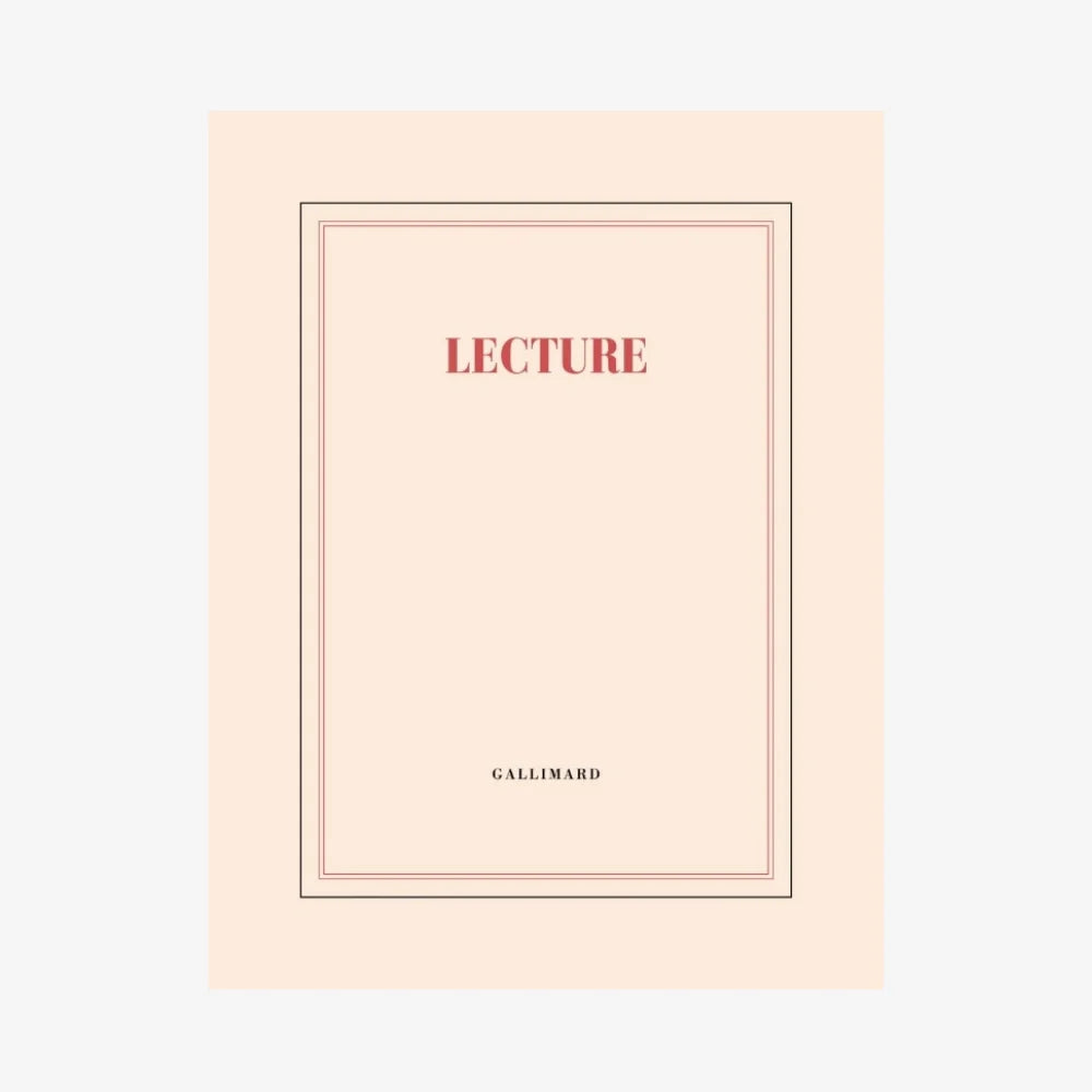 Protège-livre "Lecture" en coton - Gallimard