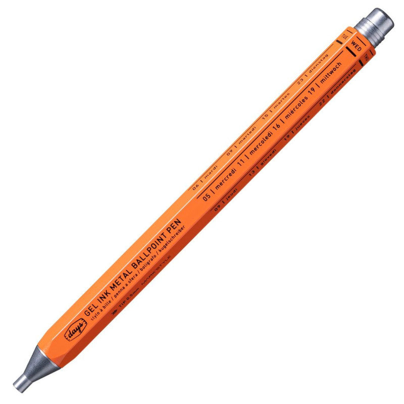 Stylo gel en métal rechargeable DAYS 0.5 mm - Mark'Style Tokyo