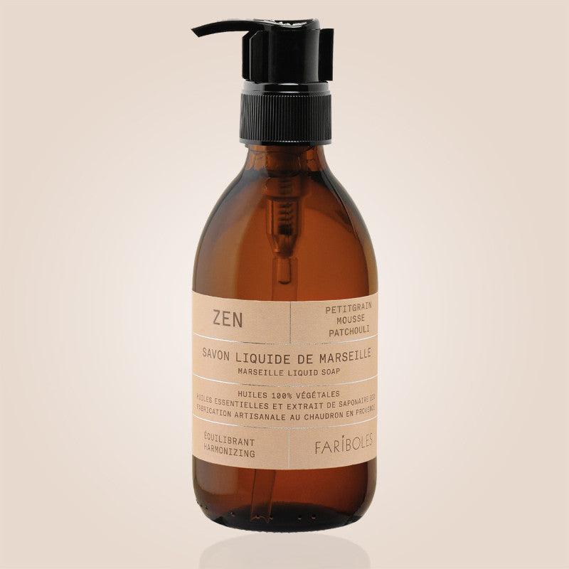 Savon liquide parfumé 100% végétal - Fariboles