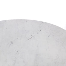 Charger l&#39;image dans la galerie, Table basse ou bout de canapé en marbre blanc Taille XL
