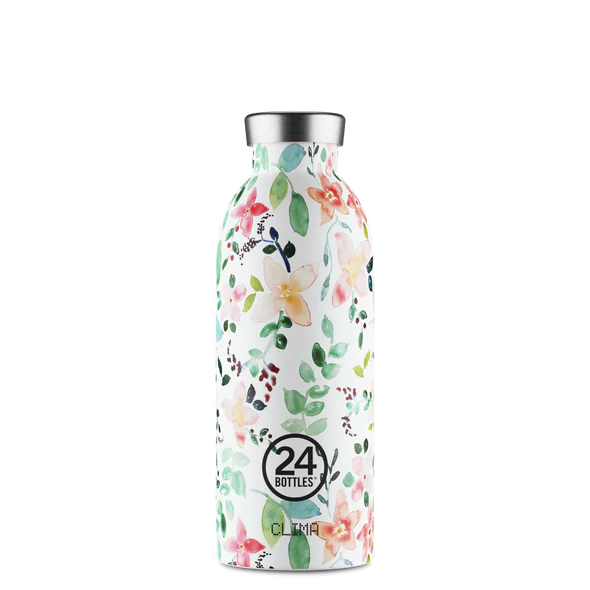 Gourde isotherme Clima 500 ml unie ou imprimée - 24Bottles