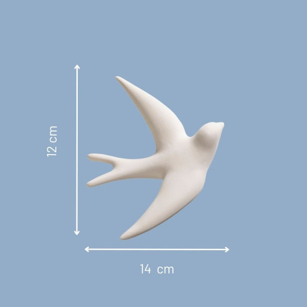 Dimensions hirondelle monochromic