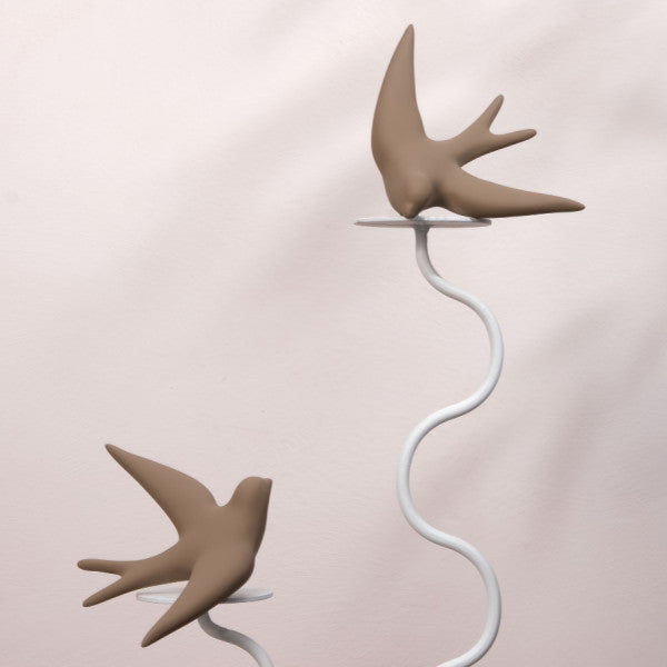 hirondelle monochromic terre brune
