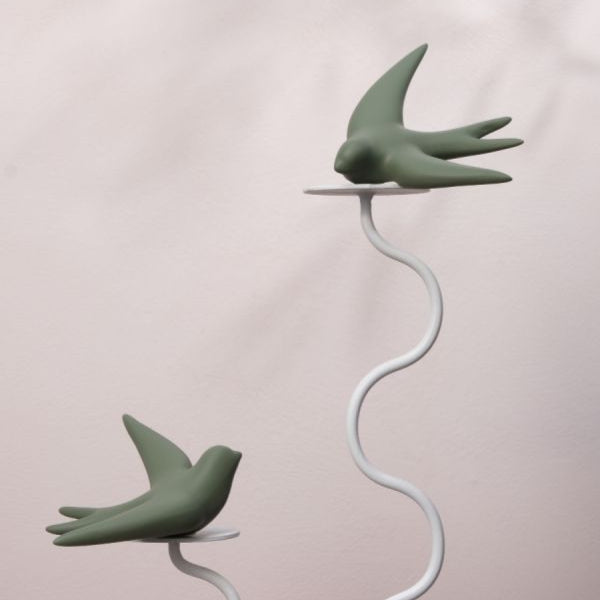hirondelle monochromic vert provence