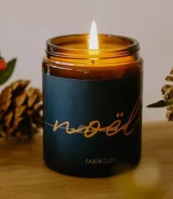 Bougie Parfumée 140 g sur le thème de Noêl