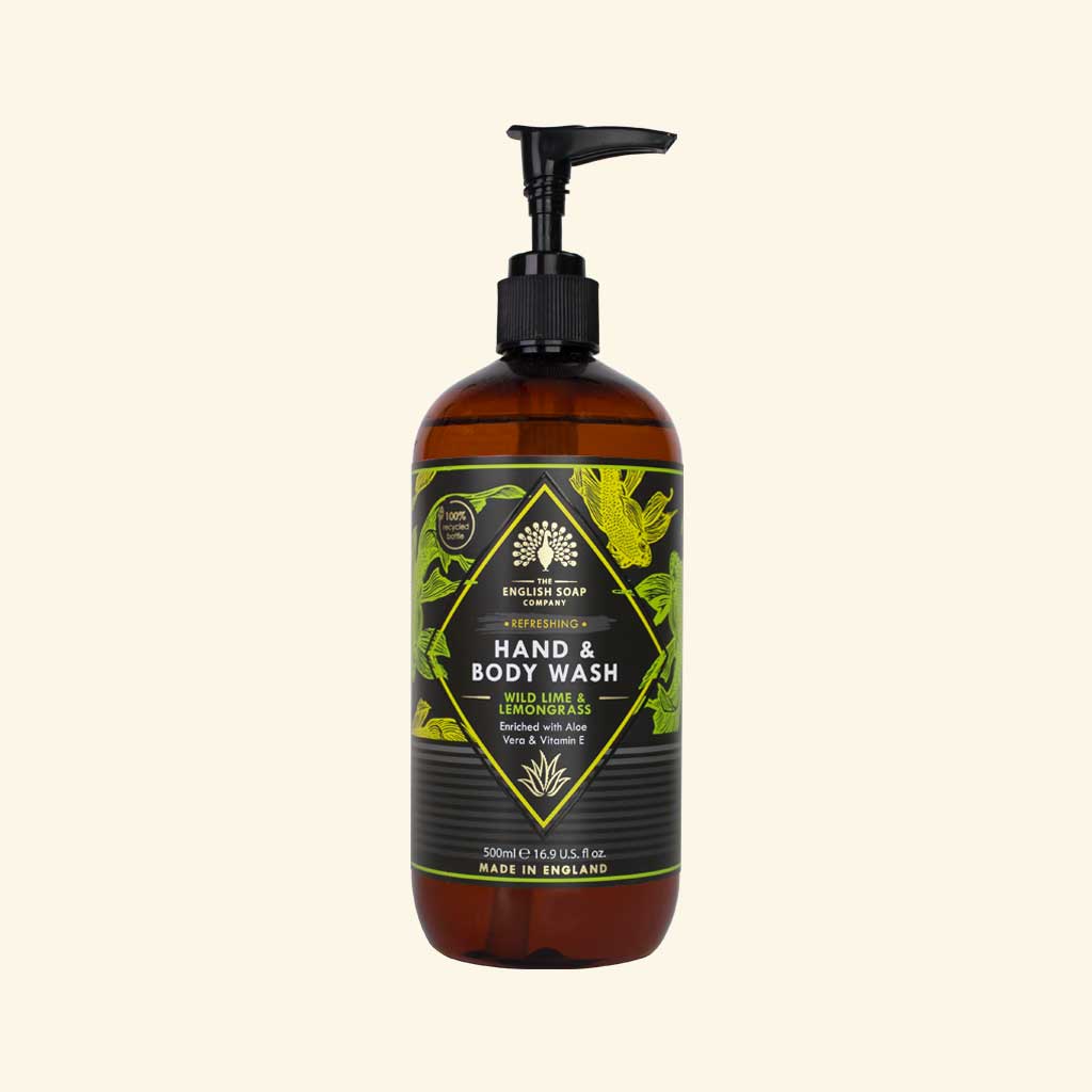 savon liquide wild lime and lemongrass
