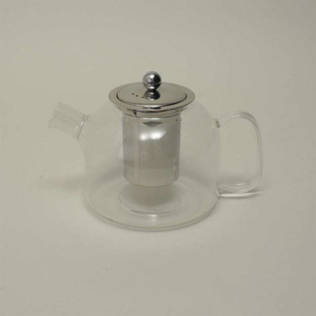 theiere-verre-filtre-inox design - LA PETITE BOITE JAUNE