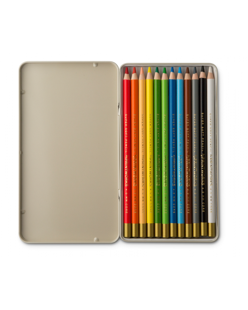Boite de 12 crayons de couleur