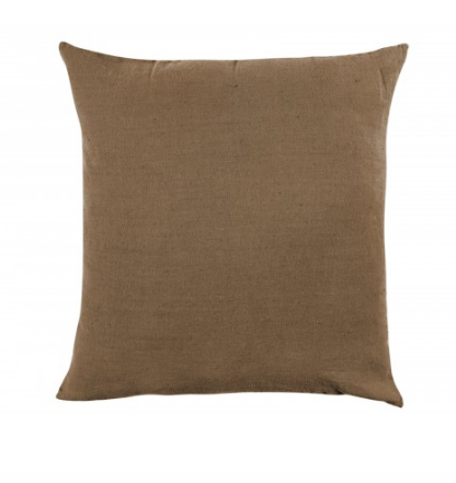 Coussin Haomy en lin lavé uni 40 x 60 cm