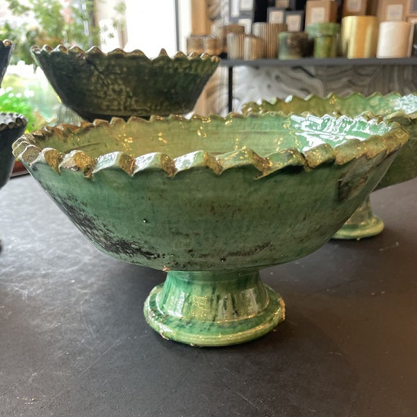 COUPE A FRUIT EN POTERIE ARTISANALE DE TAMEGROUTE - LA PETITE BOITE JAUNE