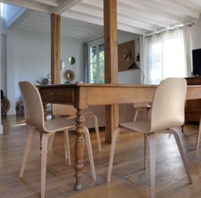 Chaise design en bois de hêtre 100 % Française CL10b
