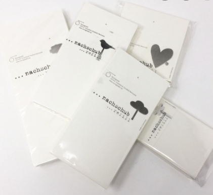 Recharge pour bloc notes avec un clou décoratif "coeur ou bouche rouge"