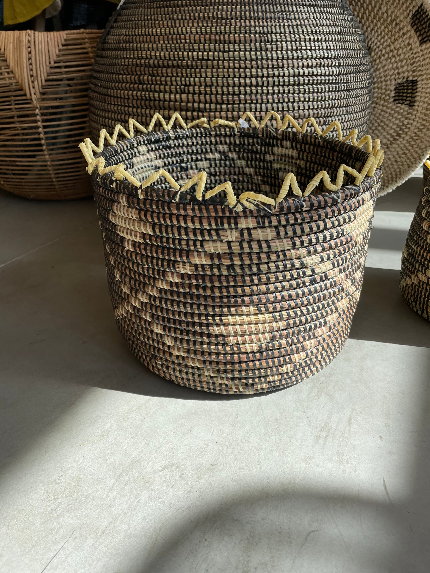 Pot de rangement ou cache pot artisanal grande taille
