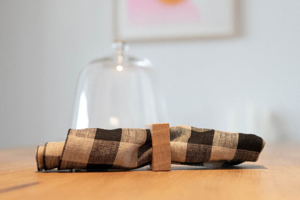 Ronds de serviette 3 en 1 ( + coquetier + bougeoir)