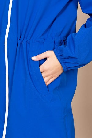 Imperméable Amelot bleu klein FLOTTE 100% recyclés