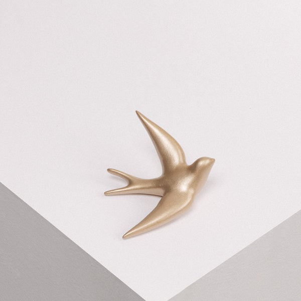 hirondelle volage or blanc