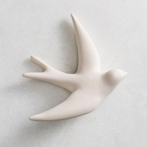 Hirondelle Monochromic blanc