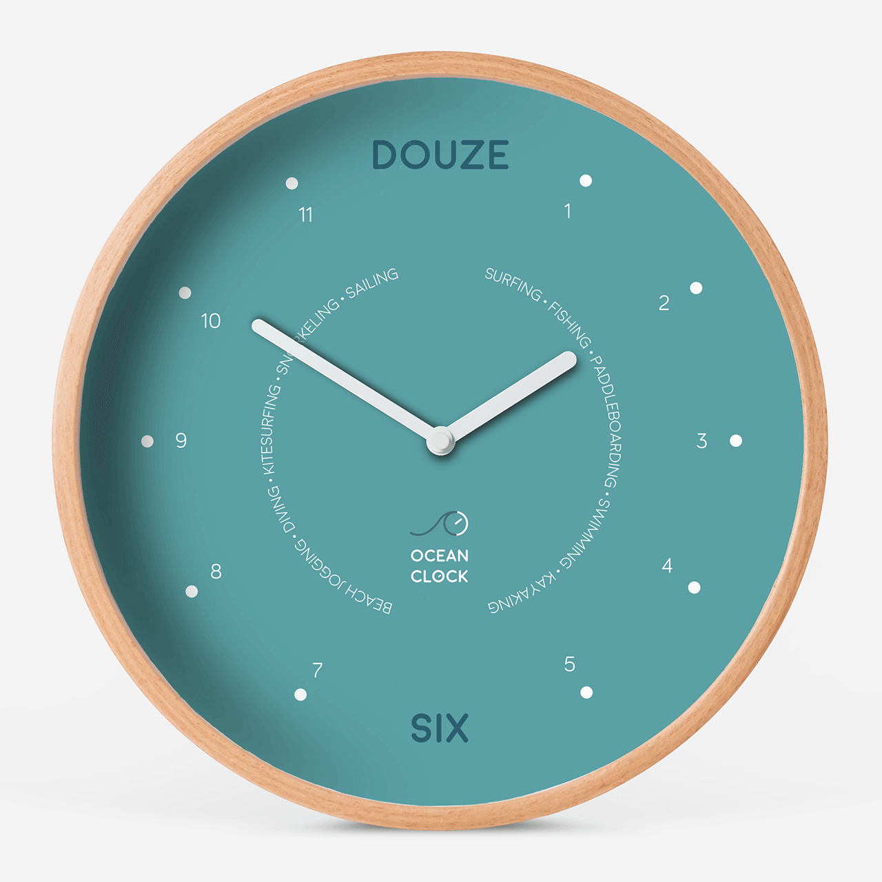Horloge Ocean Clock arctic blue