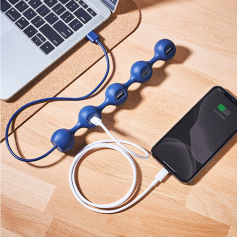 Hub bleu téléphone