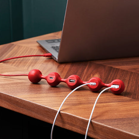 Hub rouge chargeur