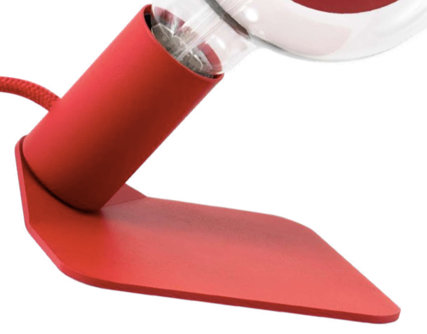 Lampe rouge zoom