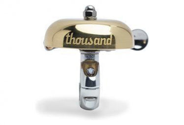 Sonnette de vélo Thousand dorée