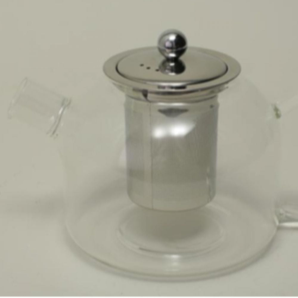 Théière en verre au design épuré
