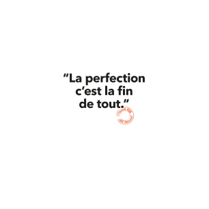 AFFICHE IMAGE REPUBLIC LOIC PRIGENT LAPERFECTIONC_EST-LAPETITE BOITEJAUNE