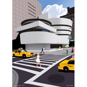 AFFICHE IMAGE REPULIC PAULO MARIOTTI  GUGGENHEIM - LA PETITE BOITE JAUNE