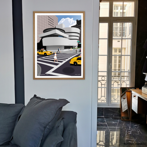 AFFICHE IMAGE REPULIC PAULO MARIOTTI  GUGGENHEIM - LA PETITE BOITE JAUNE