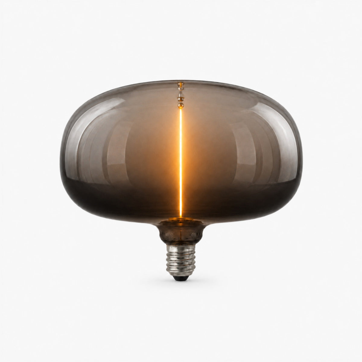 Lampe à poser en marbre noir avec ampoule magnétique
