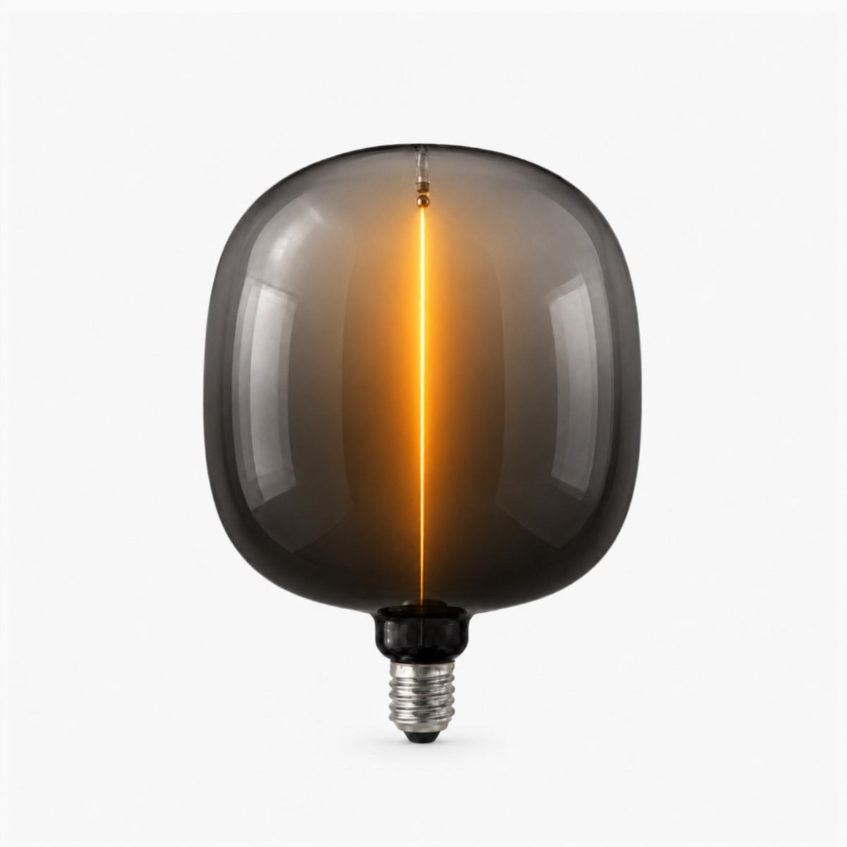 Lampe à poser en marbre noir avec ampoule magnétique