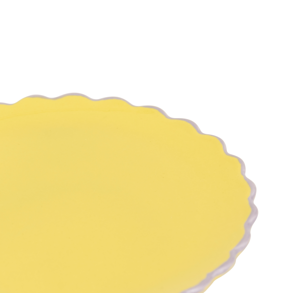 ASSIETTE_A_FESTONS_13.5_CM jaune_GOOD_MORNING_2_-_LA_PETITE_BOITE_JAUNE