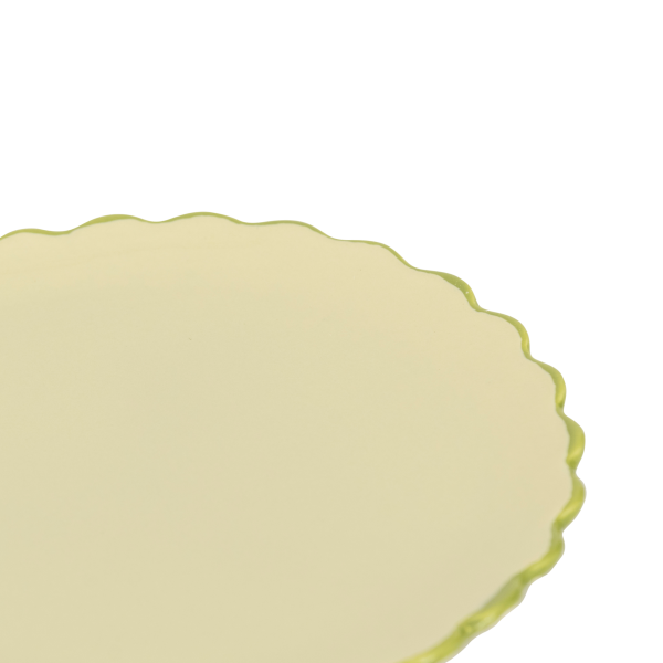 ASSIETTE_A_FESTONS_13.5_CM verte_GOOD_MORNING_1_-_LA_PETITE_BOITE_JAUNE