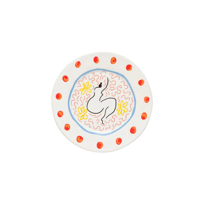 ASSIETTE DESSERT FEMME DE LAETITIA ROUGET - LA PETITE BOITE JAUNE