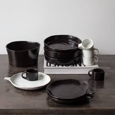 ASSIETTE NOIR EMAILLE SERAX