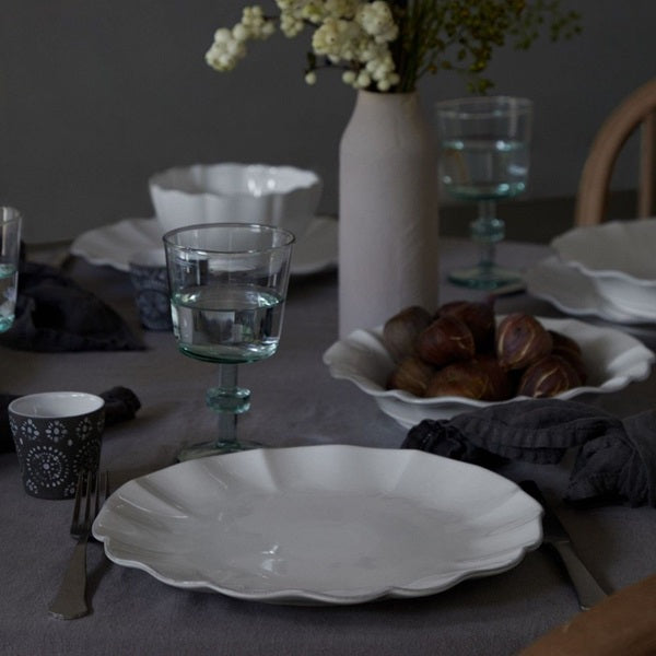 Assiette Rosa blanche 28 cm