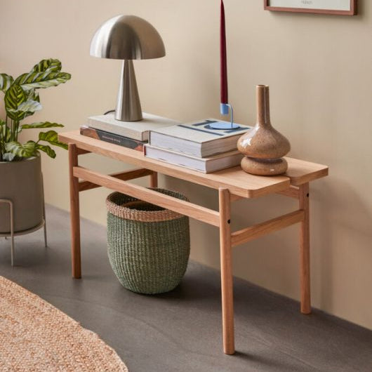 BANC DESIGN ALIGN DE HUBSCH EN CHENE - LA PETITE BOITE JAUNE