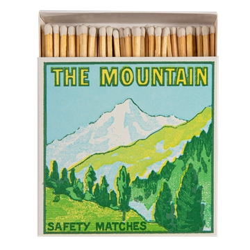 BOITE ALLUMETTES DECO CARREE MONTAGNE ARCHIVIST -LA PETITE BOITE JAUNE