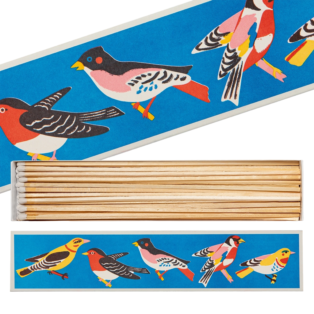 BOITE D ALLUMETTES EXTRA LONGUES BIRDIE ARCHIVIST - LA PETITE BOITE JAUNE