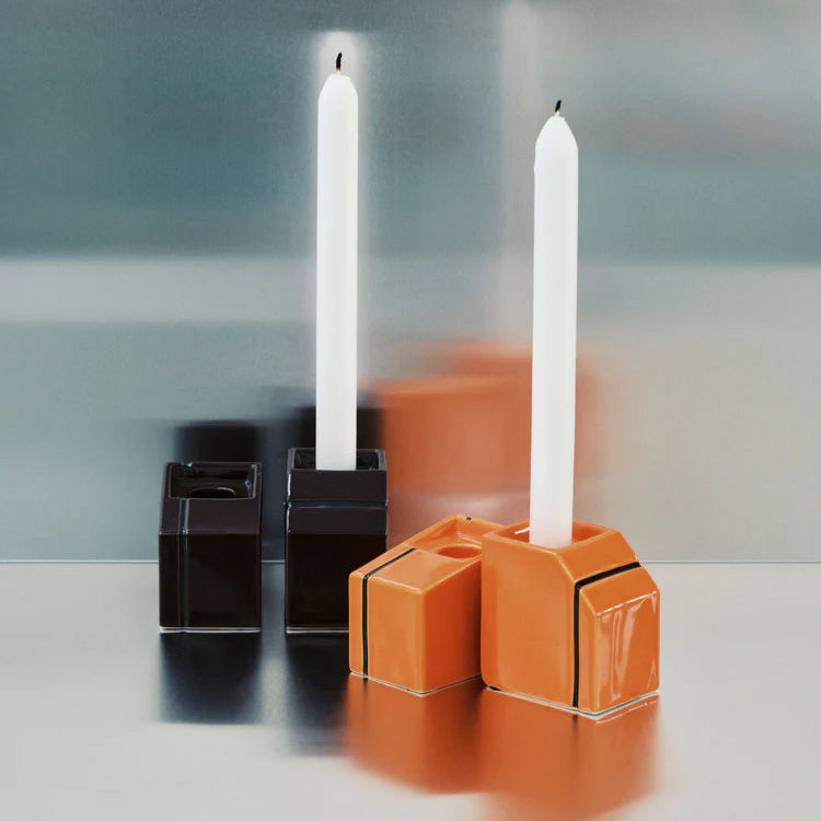 BOUGEOIRS SILOS ORANGE EN PAIRE SERAX2-LA PETITE BOITE JAUNE