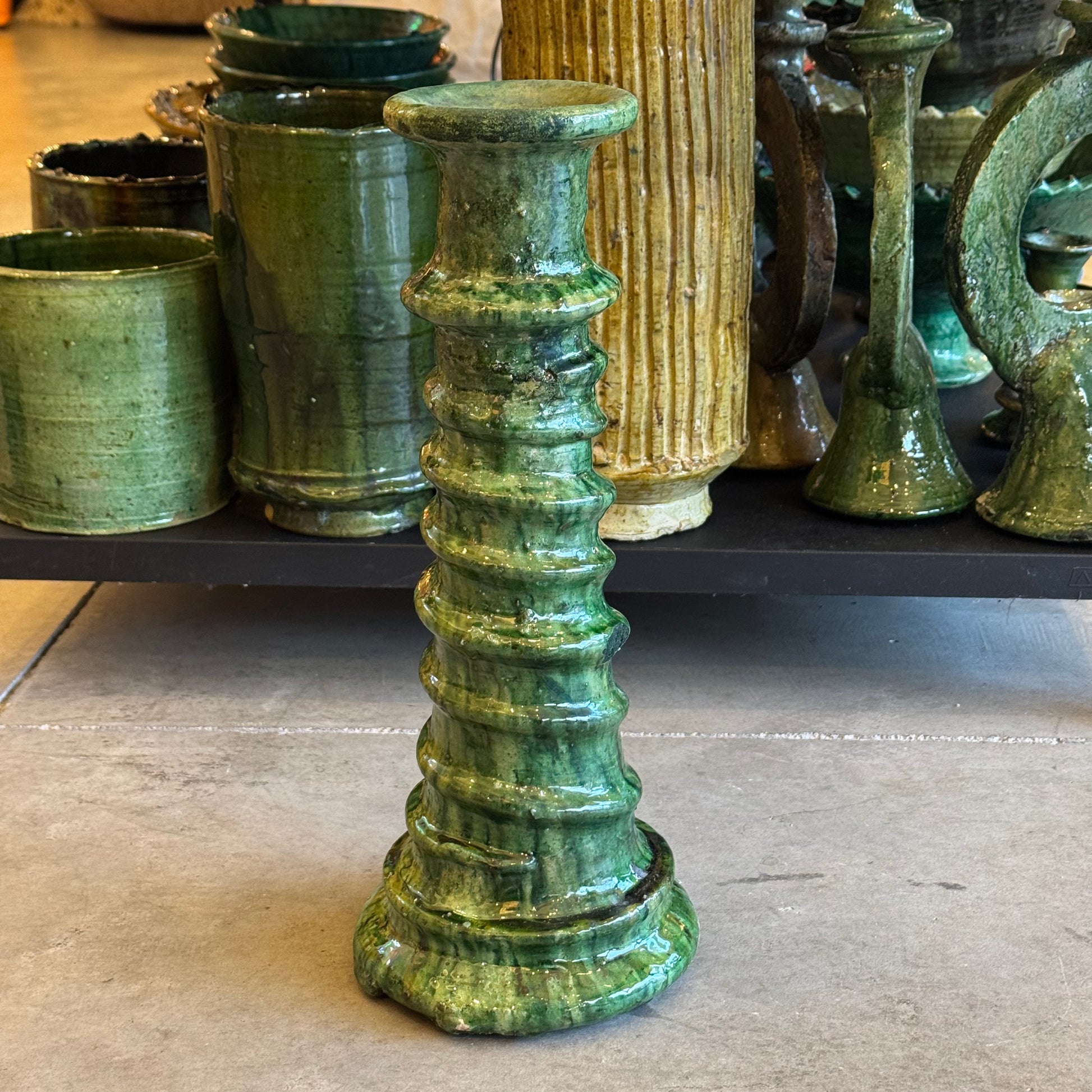 BOUGEOIR_EN_POTERIE_DE_TAMEGROUTE_STRIE_MOYEN-_LA_PETITE_BOITE_JAUNE