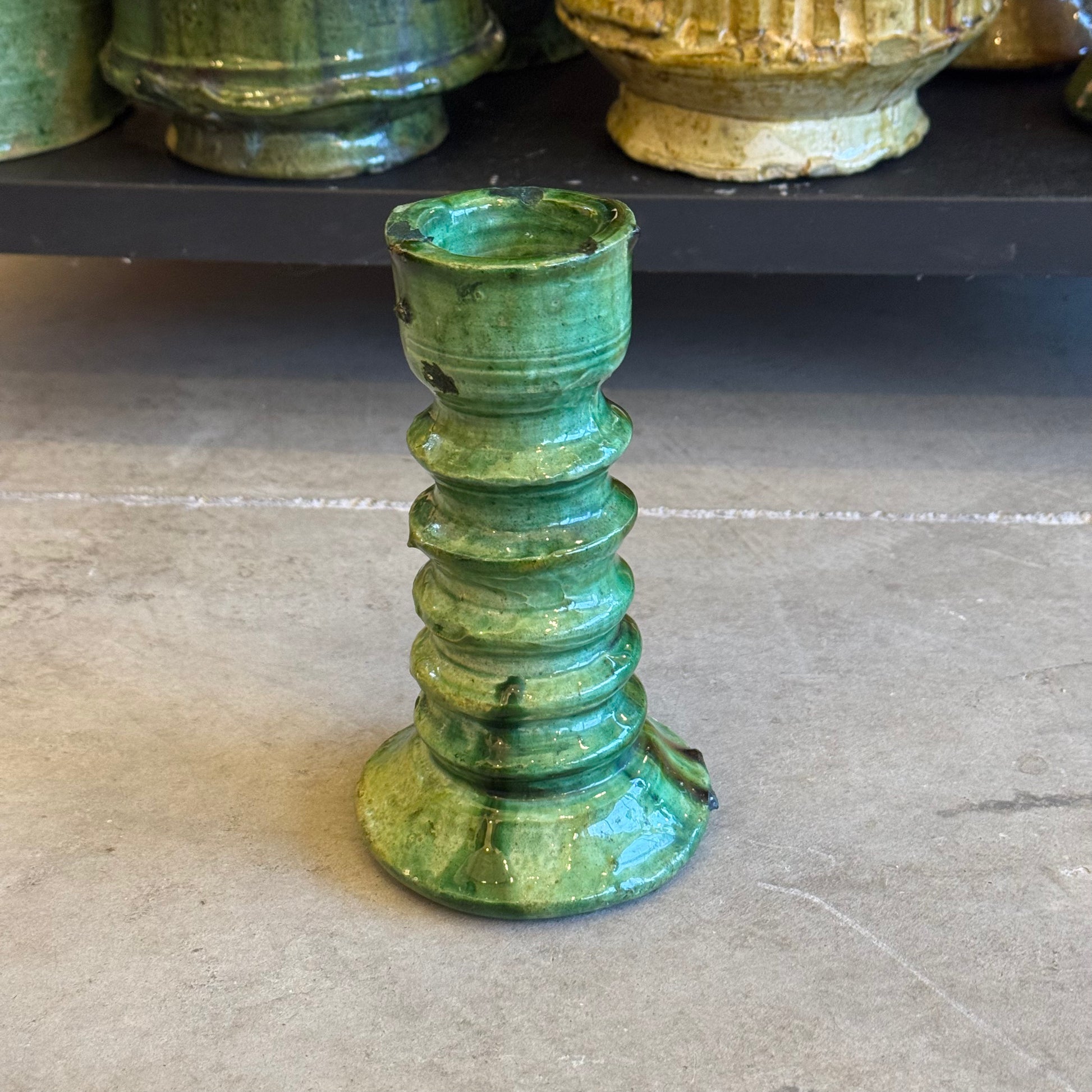 BOUGEOIR_EN_POTERIE_DE_TAMEGROUTE_STRIE_PETIT-_LA_PETITE_BOITE_JAUNE
