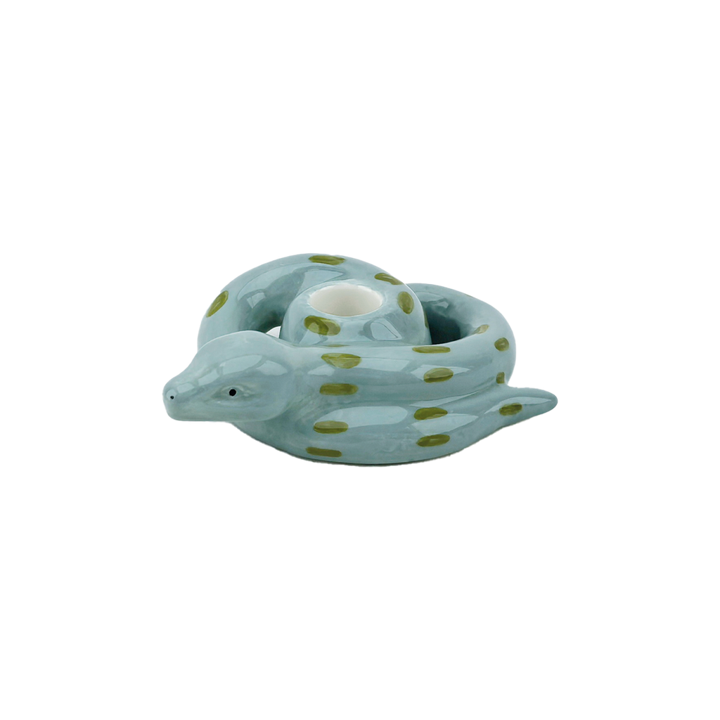 BOUGEOIR EN_SERPENT_BLEU_ET_VERT_-_LA_PETITE_BOITE_JAUNE