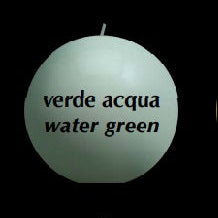 BOUGIE BOULE BRILLANTE VERT D'EAU - LA PETITE BOITE JAUNE