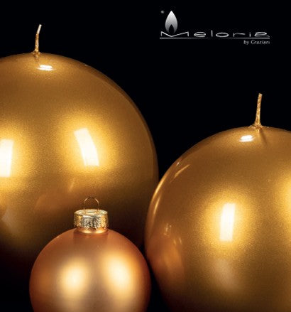 Bougie ronde laquée colorée 120 mm et son coffret