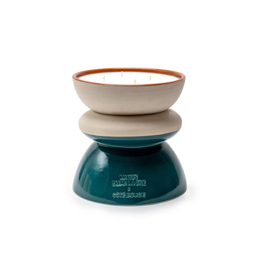 Bougie parfumée Tamtam Twist, Bleu - Maison Sarah Lavoine x Coté Bougie